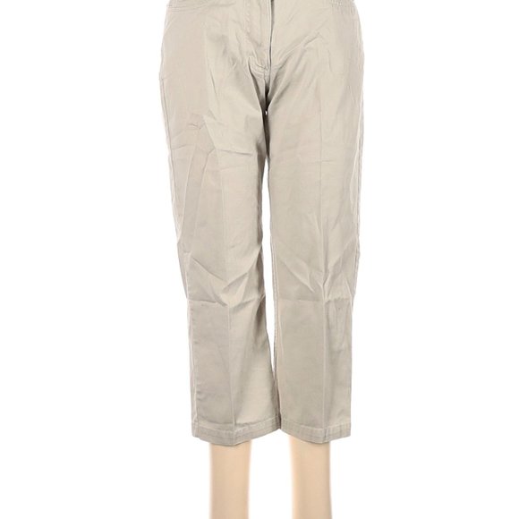 DKNY Jeans Tan Straight Leg Cut Low Rise Waist Size 6P #480 - Picture 2 of 4